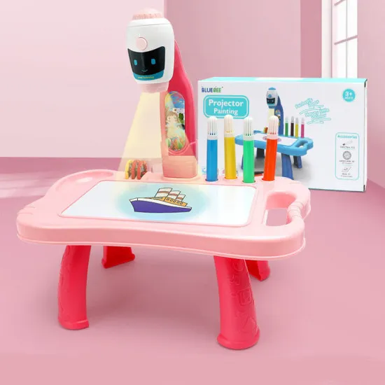 Mini roosa projektor 2in1 Looduskaunid
