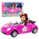 Mini Doll Car Cabriolet Dog Set Žaisliniai automobiliai
