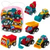 Set of Mini Construction Cars with Motor in a Bag 6 pcs. Žaisliniai automobiliai