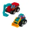 Set of Mini Construction Cars with Motor in a Bag 6 pcs. Žaisliniai automobiliai