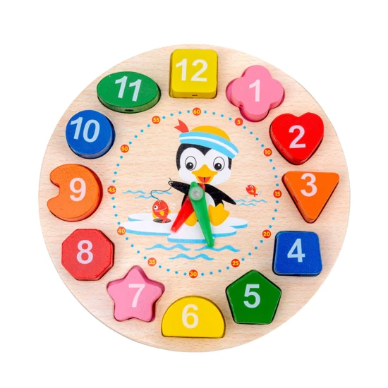 Mokomasis medinis laikrodis Lavinamieji