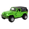 Off-Road Car Battery Powered Friction Drive Metal Green 1:32 Leluautot