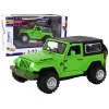 Off-Road Car Battery Powered Friction Drive Metal Green 1:32 Leluautot