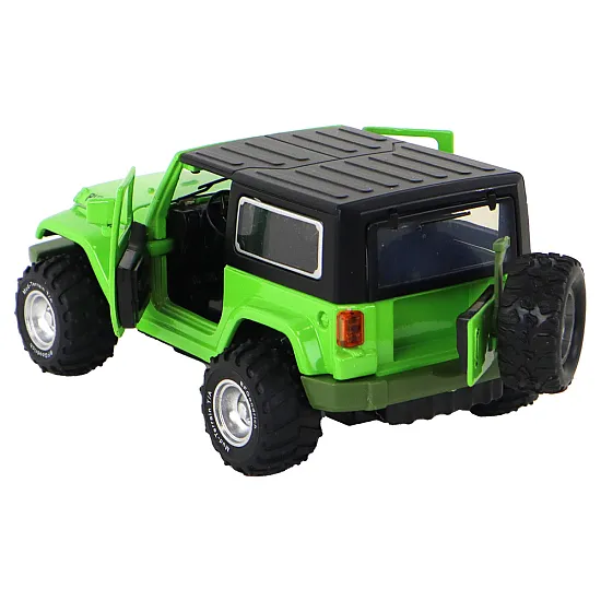 Off-Road Car Battery Powered Friction Drive Metal Green 1:32 Žaisliniai automobiliai