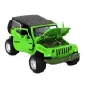 Off-Road Car Battery Powered Friction Drive Metal Green 1:32 Leluautot