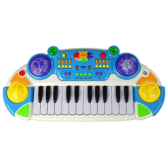 Muzikinis pianinas vaikams su mikrofonu Muzikos instrumentai