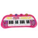 Rožinis pianinas su 24 klavišais Muzikos instrumentai