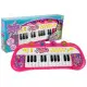Rožinis pianinas su 24 klavišais Muzikos instrumentai