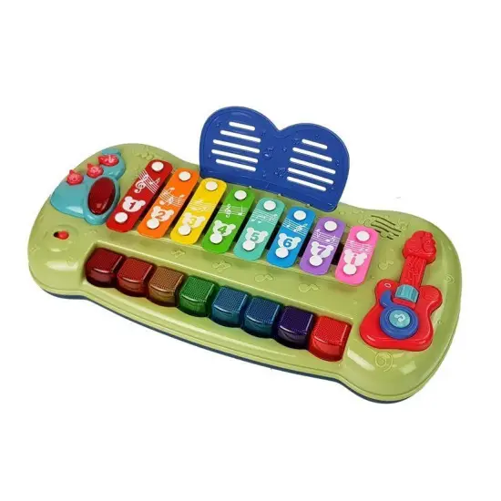 Kūdikio ksilofonas pianinas su apšviestais klavišais Muzikos instrumentai