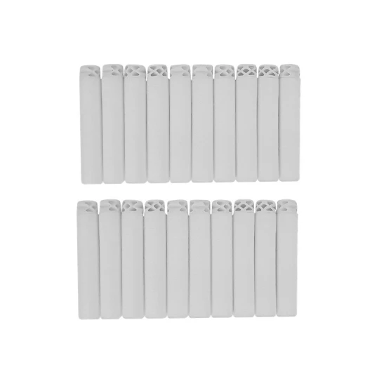 Raudonas šviečiantis tamsoje šautuvas su šoviniais Šautuvai