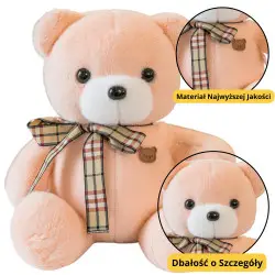 Pliušinis rusvas meškiukas 23cm
