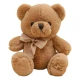 Plush Mascot Cuddly Toy Big Teddy Bear With Bow Brown 40cm Pliušiniai žaislai