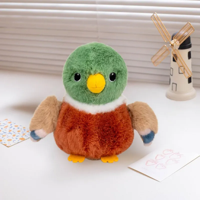 Plush Mascot Cuddly Toy Bird Plush Little Duck 12cm Pliušiniai žaislai