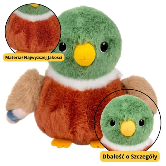 Plush Mascot Cuddly Toy Bird Plush Little Duck 12cm Pliušiniai žaislai