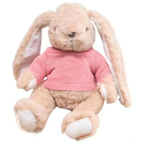 Plush Mascot Cuddly Toy Bunny Sweater Pink 22cm Pliušiniai žaislai
