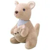 Plush Mascot Cuddly Toy Kangaroo With Cub 23cm Plush toys