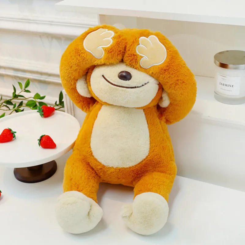 Plush Mascot Cuddly Toy Monkey With Magnets Brown 23cm Pliušiniai žaislai