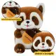 Plush Toy Raccoon with Acorn 23cm Pliušiniai žaislai