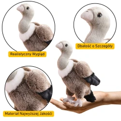 Pliušinis grifas paukštis 25cm