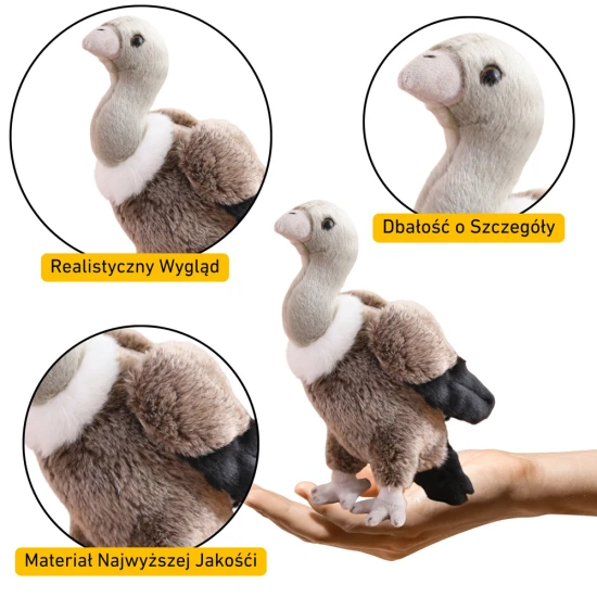 Pliušinis grifas paukštis 25cm Pliušiniai žaislai