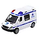 Police Car Ambulance Opening Doors Drive Lights Sounds Mix Žaisliniai automobiliai