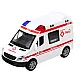 Police Car Ambulance Opening Doors Drive Lights Sounds Mix Žaisliniai automobiliai