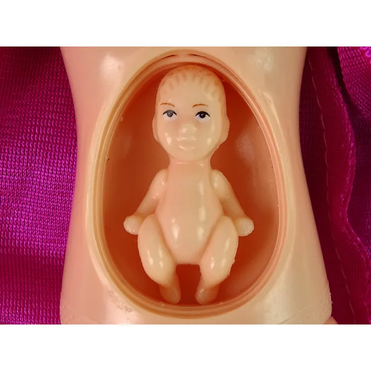 Nėščia lėlė su lėlyte ir priedais Lėlės ir žaidimų rinkiniai