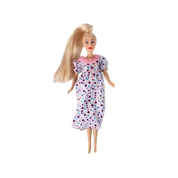 Nėščia mama lėlė Liusė su priedais