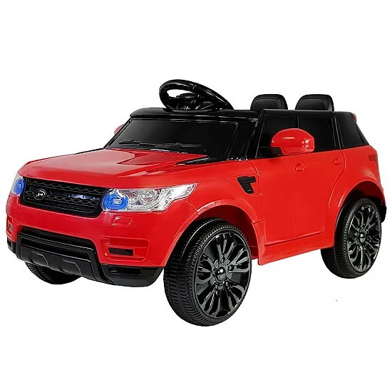 Raudonas elektrinis automobilis HL1638