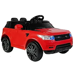 Raudonas elektrinis automobilis HL1638 