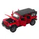 Set of Car Off-road Camper Metal Drive Lights Sounds Red 1:32 Žaisliniai automobiliai