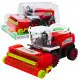 Agricultural Farm Combine Harvester With Header Drive Red Žaisliniai automobiliai