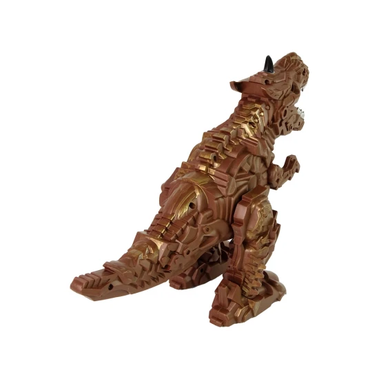 Nuotoliniu būdu valdomas rudas dinozauras su garų efektu Dinozaurai