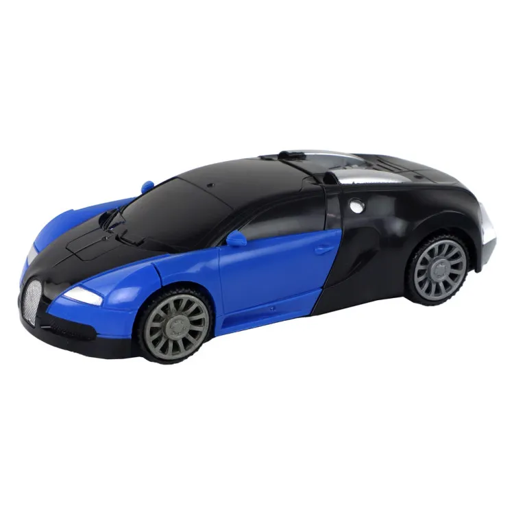Robot Car 2in1 Bugatti Blue Light Effects Žaisliniai automobiliai