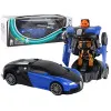 Robot Car 2in1 Bugatti Blue Light Effects Žaisliniai automobiliai