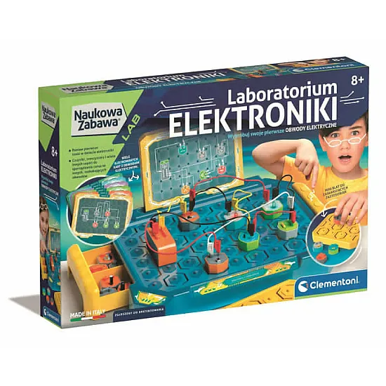 Science Fun Electronics Laboratory Polish Language Clementoni 50727 Lavinamieji