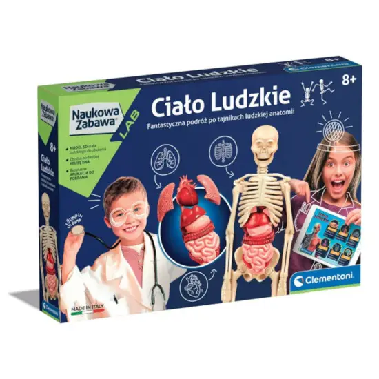 Žmogaus kūnas lenkų kalba Clementoni 60249 Lavinamieji