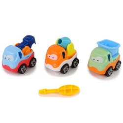 3 išardomų statybinių automobilių rinkinys