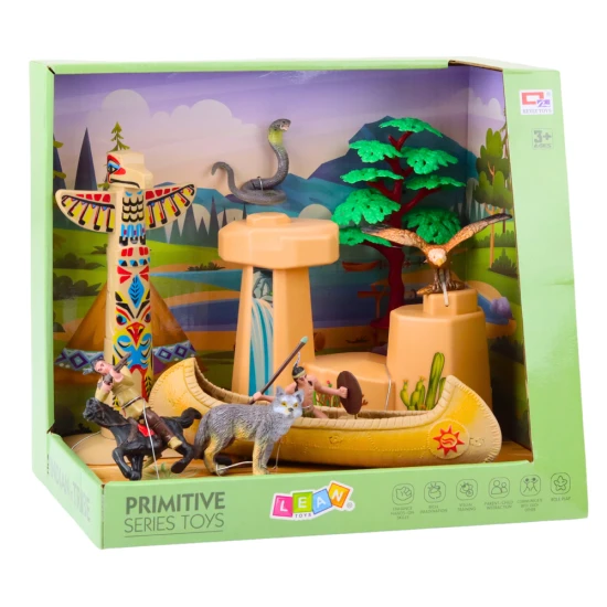 Indėnų figūrų rinkinys Lėlės ir žaidimų rinkiniai