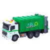 Garbage Truck Garbage Can Lights Sounds Green 1:16 Žaisliniai automobiliai