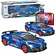 Sports Car Obstacle Sensor Led Ball 360° Rotation Lights Sound Blue Žaisliniai automobiliai
