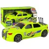 Sports Car Racing Lights Sounds Green 1:16 Žaisliniai automobiliai