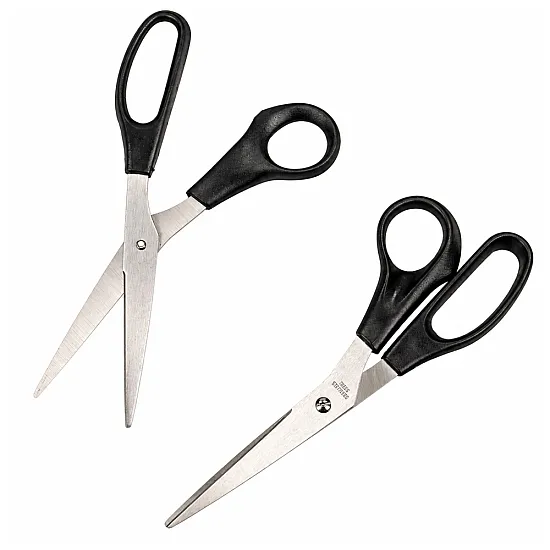 TAURUS juodos biuro žirklės 21 cm