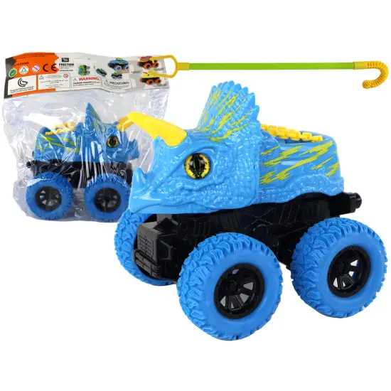Triceratops Friction Drive Vehicle Blue Žaisliniai automobiliai