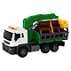 Truck With Crane Friction Drive Sounds Green Wood 1:16 Žaisliniai automobiliai