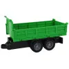 Truck With Crane Friction Drive Sounds Green Wood 1:16 Žaisliniai automobiliai