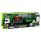 Truck With Crane Friction Drive Sounds Green Wood 1:16 Žaisliniai automobiliai