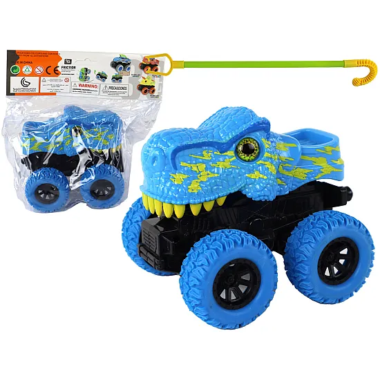 Tyrannosaurus Rex Vehicle Friction Drive Blue Žaisliniai automobiliai
