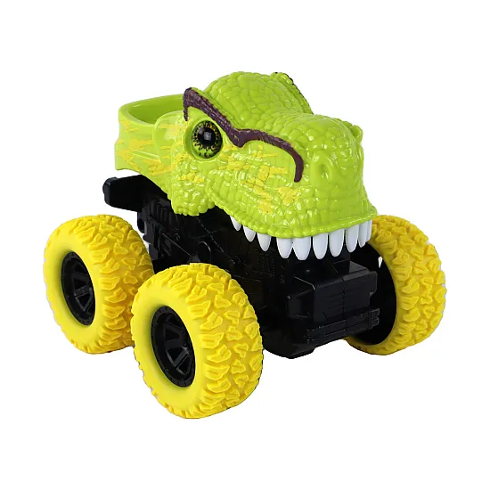 Tyrannosaurus Rex Vehicle Friction Drive Green Žaisliniai automobiliai