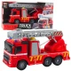 Fire Truck Fire Department Ladder Lights Sounds Water Spray 1:16 Žaisliniai automobiliai